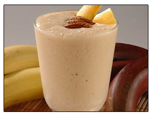 Batido de aguacate y plátano