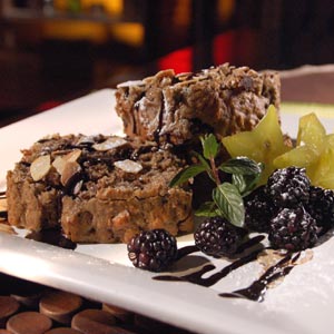 Postre de chocolate