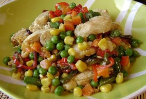 cazuela-de-pollo-con-pimientos