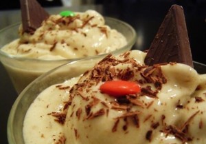 Helado de crema a la miel