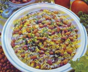 Arroz con alubias