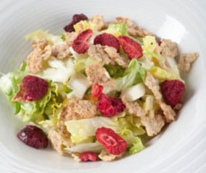 Ensalada de frutas rojas