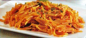 Fideos dorados o rossejats