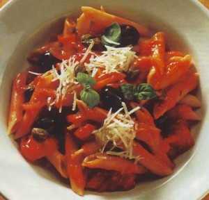 Macarrones a la putanesca