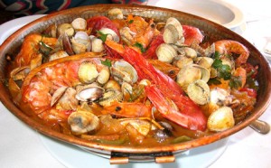Sopa de pescado y marisco
