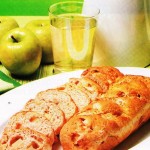 pan de sidra con manzanas