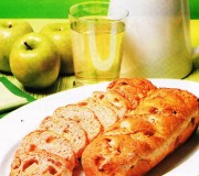 pan de sidra con manzanas