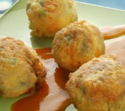 Albondigas de arroz y gambas
