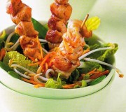 brochetas de pollo