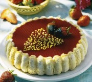 charlota de fresas