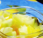 frutas al jengibre