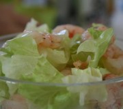gambas con salsa