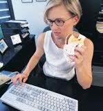 comer en el trabajo