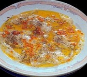 Carpaccio de Bacalao con huevas