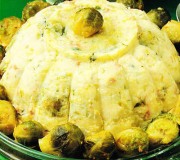 Pastel de coles de bruselas