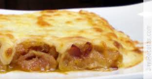 Canelones de atún