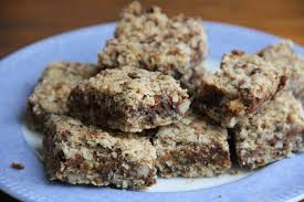 Barras de chocolate y avena