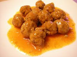Albóndigas de pollo en salsa