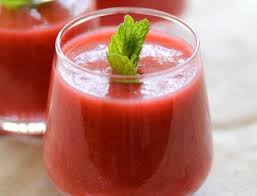 Gazpacho de fresas