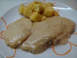 Ternera con salsa de queso