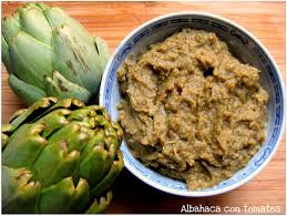 Crema de alcachofas y hierbabuena