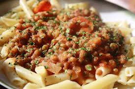 Lentejas con macarrones