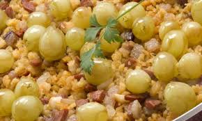 Migas con uvas