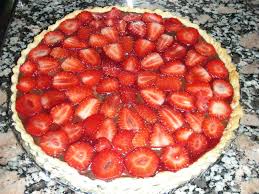 Torta de amor con fresas