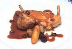 Pollo salteado al vino de Málaga