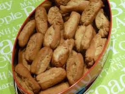 Rosquillas alargadas de Almendras