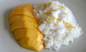 Arroz dulce con mango