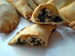 Empanadillas de requesón y espinacas