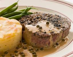 Steak a la pimienta de Mari