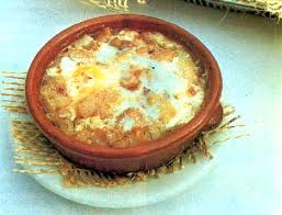 Sopa en cazuela a la pastora