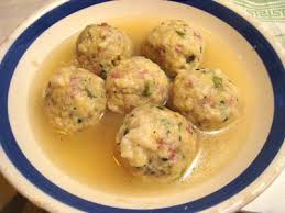 Canederli bavaresi con funghi