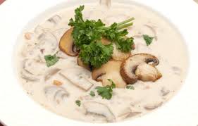 Champiñones con crema y limón