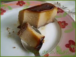 Flan de chocolate y avellanas