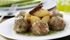 Albóndigas con manzanas reinetas