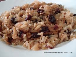 Arroz con pasas