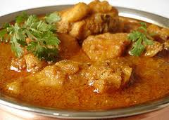 Pollo al estilo Indio (Platillo tipico de Bombay)