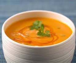 Sopa de zanahorias y naranja