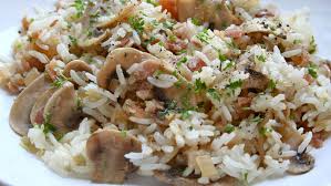 Arroz con champiñón