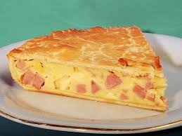 Pastel de jamón y queso