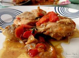 Pimientos con pollo