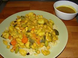 Tajines de pollo con miel y frutos secos