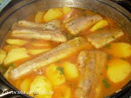 Guiso de Melgacho (pintarroja)