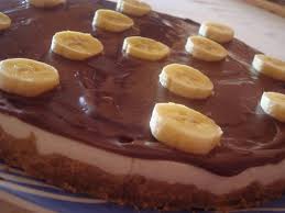 Tarta de plátano y chocolate