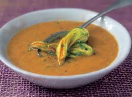 sopa de flor de calabaza