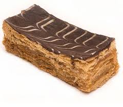 Milhojas de chocolate