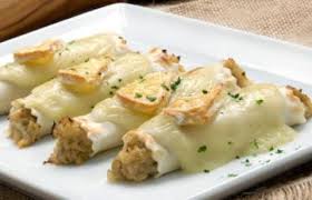 Pollo con queso y estragón